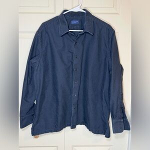 Proper Cloth men’s XXL black Oxford   Button-Up Shirt